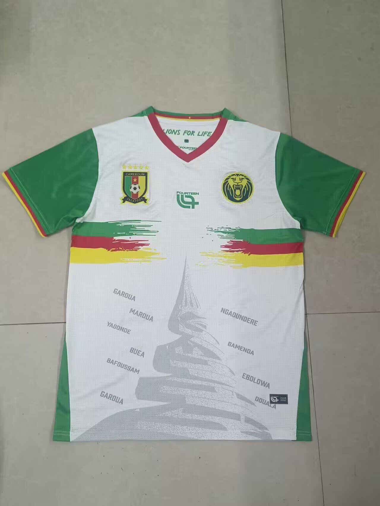 AAA Quality Cameroon 25/26 Third White Soccer Jersey